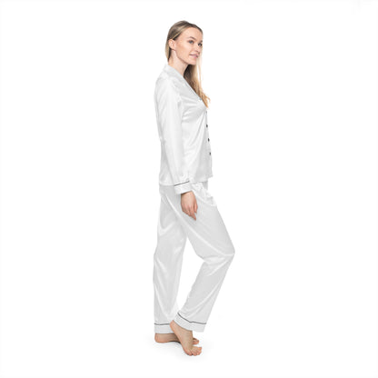 Elegant Women's Satin Pajamas Set