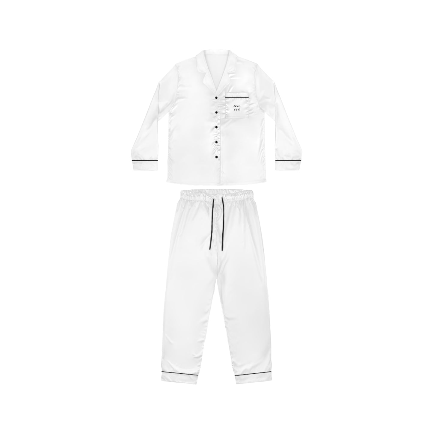 Elegant Women's Satin Pajamas Set